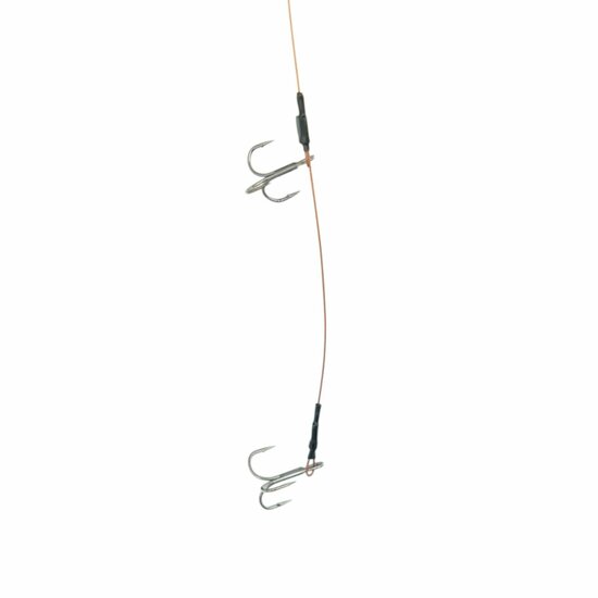 Deadbait Leaders 2x treble 50cm 30lb 2pcs Rozemeijer