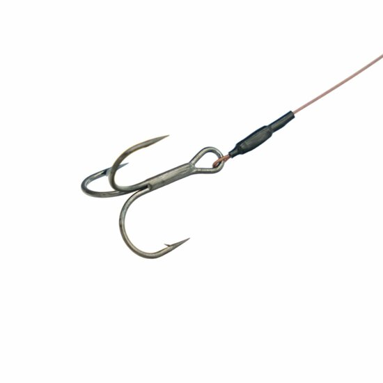 Deadbait Leaders 1x SZ1 treble 60cm 30lb 2pcs Rozemeijer