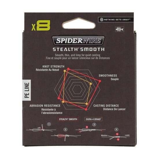 Stealth Smooth x8 pe braid 150M Spiderwire
