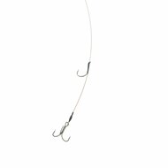 Deadbait Leaders 1x single + treble 50cm 30lb 2pcs Rozemeijer