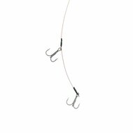 Deadbait Leaders 2x treble 50cm 30lb 2pcs Rozemeijer