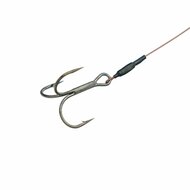 Deadbait Leaders 1x SZ1 treble 60cm 30lb 2pcs Rozemeijer