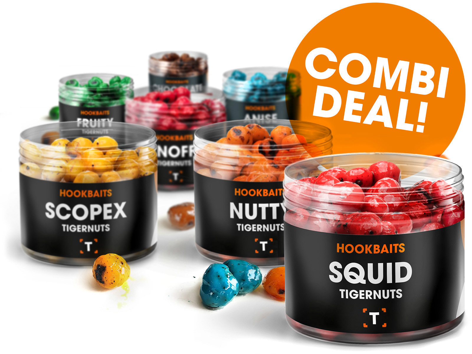 Gefärbte Tigernüsse Kombi Deal