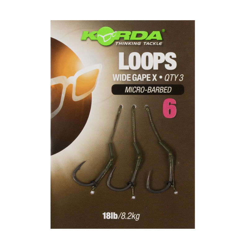 Loops Wide Gape Korda Karpfen Vorfach