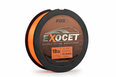 Fluoro Orange Mono X1000M Exocet Fox 18LBS