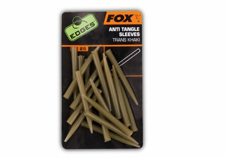 Anti Tangle Sleeves XL Trans Khaki X15 Edges Fox