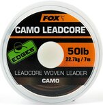 Camo Woven Leadcore Leader - 50LB Camotex Edges Fox Camo Woven Leadcore Leader - 50LB Camotex Edges Fox