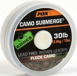 Flex Camo Lead Free Woven Leader - 10M Camotex Edges Fox Flex Camo Lead Free Woven Leader - 10M Camotex Edges Fox