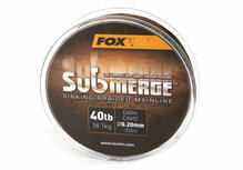 Sinking Braid Dark Camo Submerge Fox Sinking Braid Dark Camo Submerge Fox