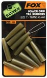 Power Grip Tail Rubbers SZ 7 Trans Khaki X10 Edges Fox Power Grip Tail Rubbers SZ 7 Trans Khaki X10 Edges Fox