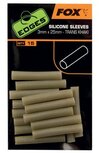 Silicone Sleeves 3MM X 25MM Trans Khaki X15 Edges Fox Silicone Sleeves 3MM X 25MM Trans Khaki X15 Edges Fox