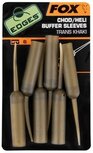 Chod/Heli Buffer Sleeves Trans Khaki X6 Edges Fox Chod/Heli Buffer Sleeves Trans Khaki X6 Edges Fox