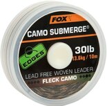 Flex Camo Lead Free Woven Leader - 10M Camotex Edges Fox